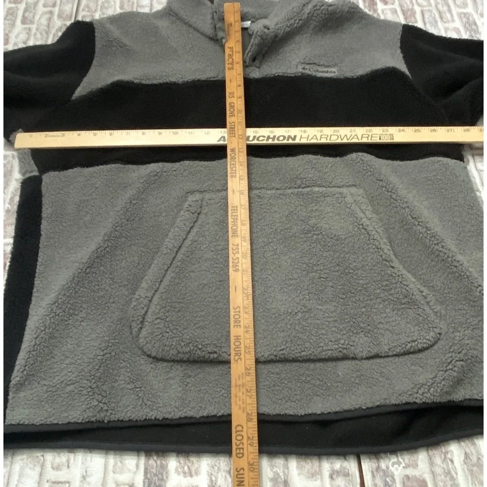 Columbia Rugged Ridge‎ II Sherpa Fleece 1/2 Snap XXL Deep Pile Color block